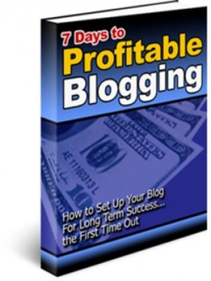 cover image of 7 Days to Profitable Blogging